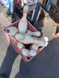 Vintage Bowling Pins