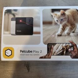 Petcube Play 2 Wi-Fi Pet Camera with Laser Toy for Cats & Dogs NEW Free Shipped