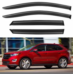 YQAUTEC Window Visors For 2015-2025 Ford Edge