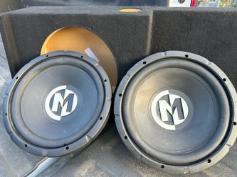12inch bass speaker/ with a box