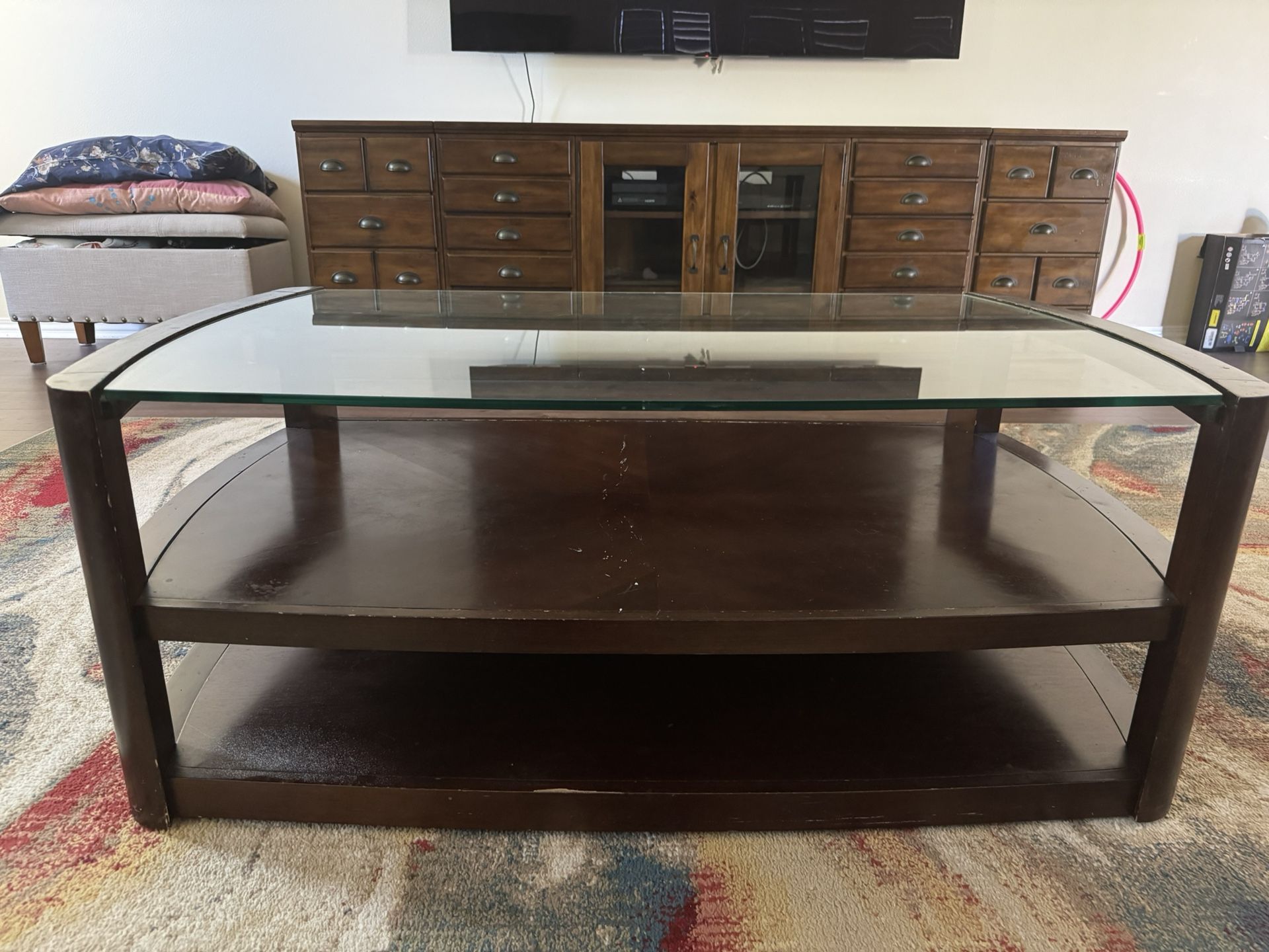 Coffee Table And Side Table Set (USED)