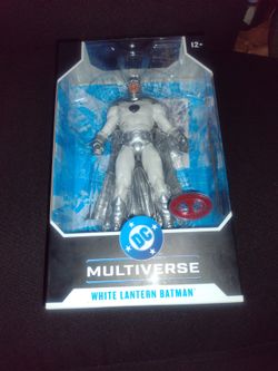 Batman white lantern,DC multiverse (marvel legends,star wars , transformers,black series