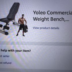 Yoleo Commercial  Weight Bench 