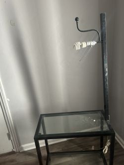 Lamp Glass Table 