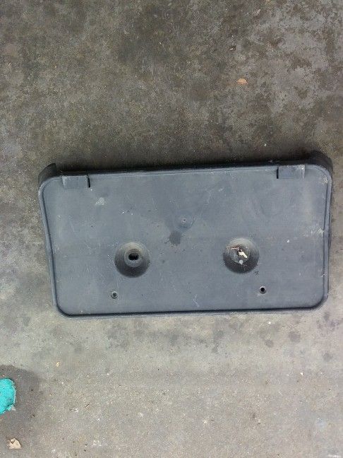 Ford Fusion Front Bumper Cover License Plate Bracket