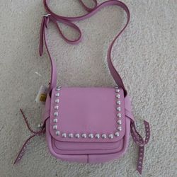 Coach calf leather small crossbody bag