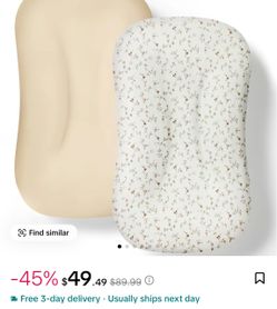 Baby Lounger Mat 0–24 Months – Cream White