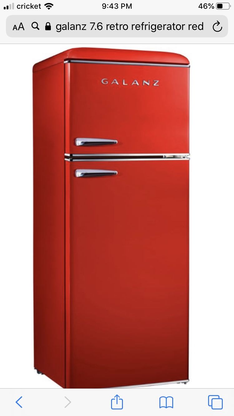 Galanz Refrigerator Retro 7.6 Cu.Ft