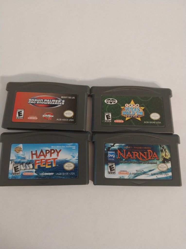 4 Nintendo Game Boy Advance Games For $5 Each