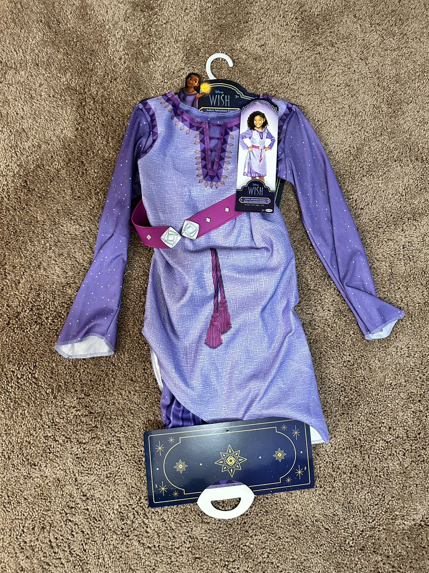 Disney’s Wish Asha’s Adventure Dress - Size 4-6X Kids