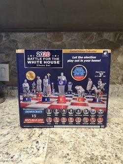 2020 Battle For The White House Collectible Limited Edition Chess Set New $20