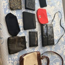 Lot of 10 purse handbag clutch wallet shoulder bag $25
