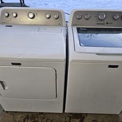 Commercial Maytag Washer & Dryer Set – Heavy Duty – Huge Capacity