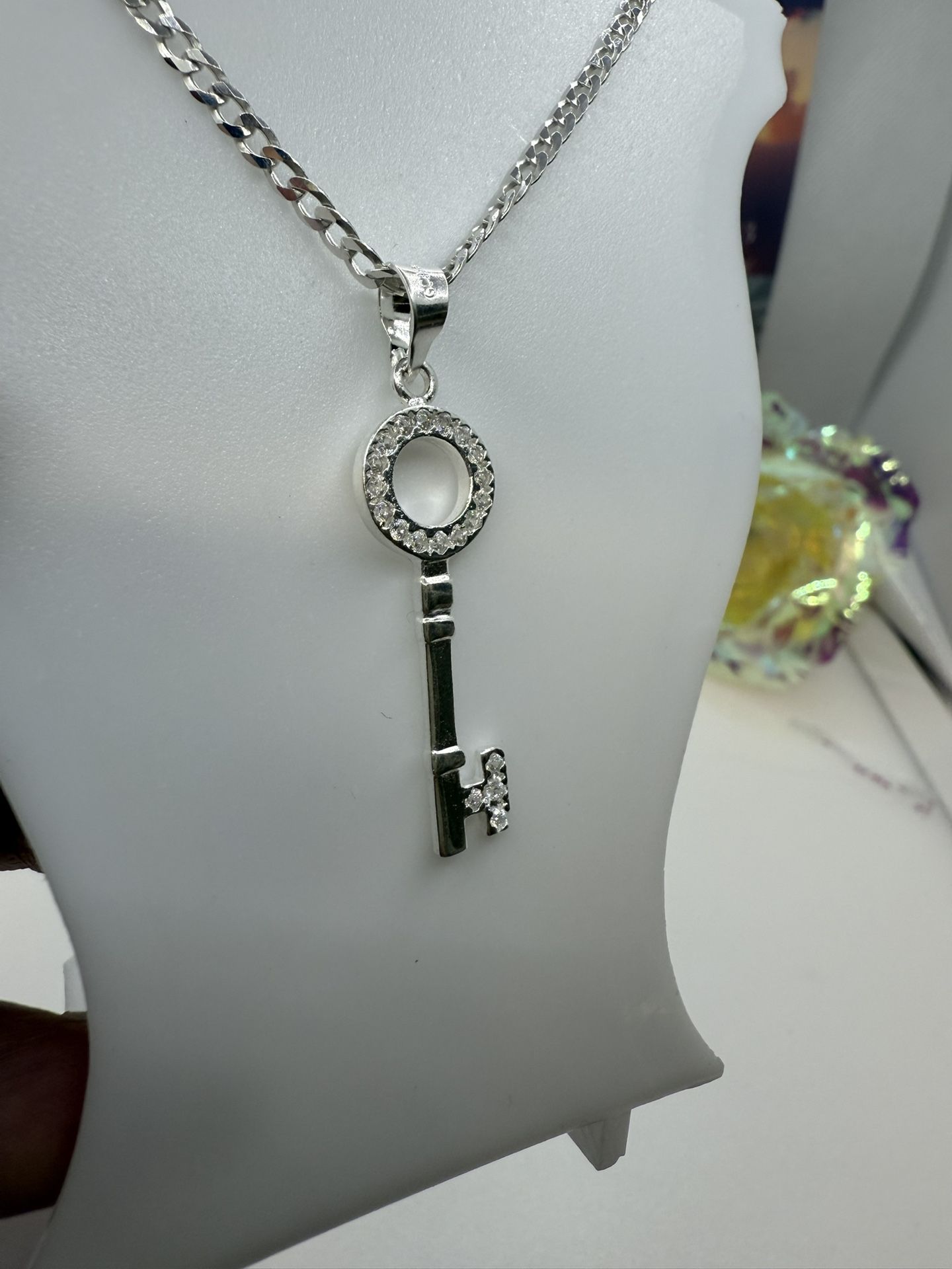 925 Sterling Silver 20” Chain Italian Silver Cadena De Plata Italiana