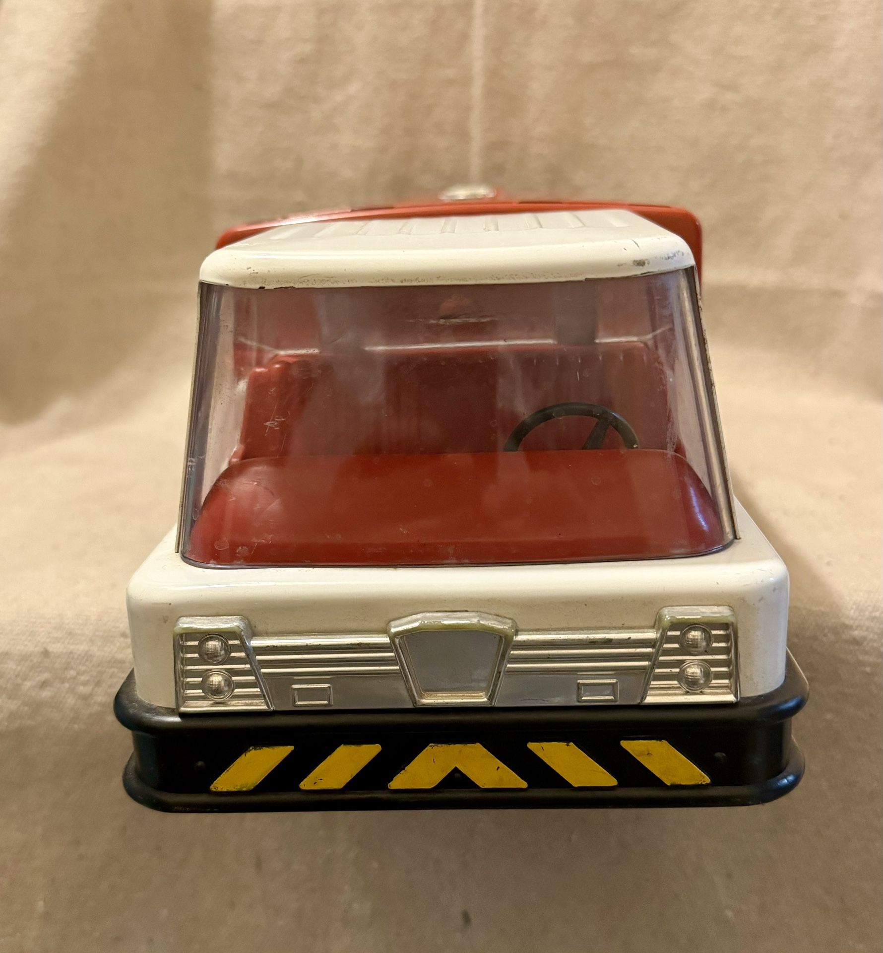 Texaco Fuel Delivery Steel Tanker -1960, Vintage, Red