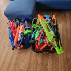Various Dart And Nerf Guns