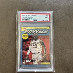 LeBron James Psa 9 Marvels 