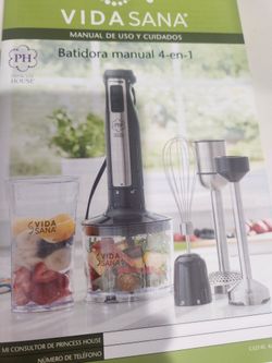 Princess House 4 In 1 Immersion Blender