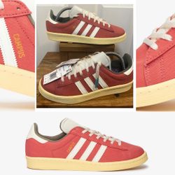 Adidas Campus 80s Wonder Red Off White Panton Men’s Sz 8 New Without Box!