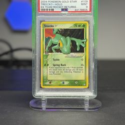 Treecko Gold Star PSA 9 *SWIRL*