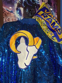 LA Rams Sequin Jacket custom made.
