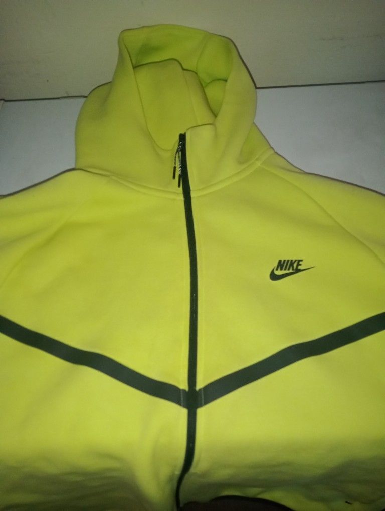 Neon Green Nike Tech