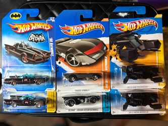 lot of 6 vintage hotwheels Batmobile