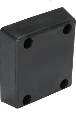 Vestil B-1213-4 Rubber Molded Dock Bumper, Rectangular.