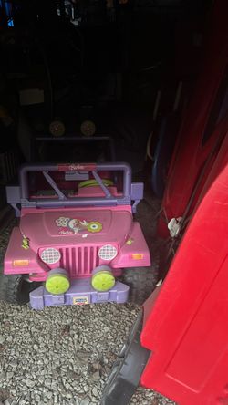 Barbie car battery charged new charger