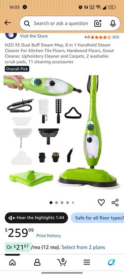 Dual Buff Steam Mop original $260