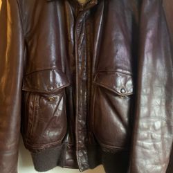 Brown Genuine Leather Jacket