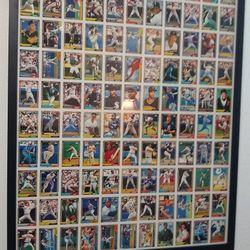 1992 Topps Uncut Baseball Sheet  ( HOF 6)