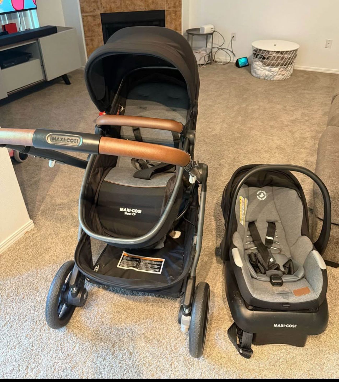 Stroller and baby seat