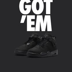 Jordan 4 "Black Cat"