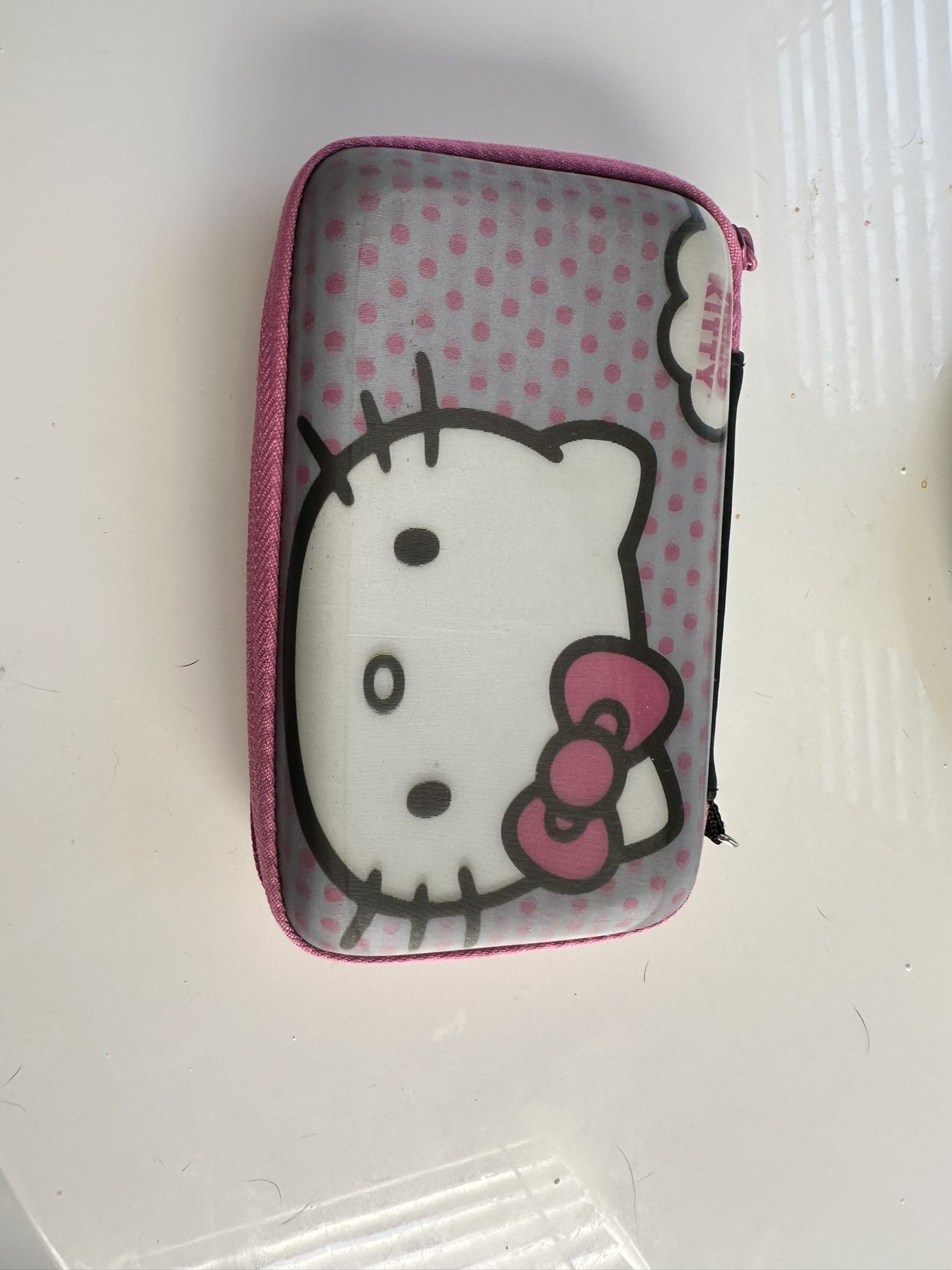 Pink Nintendo DS with Hello Kitty Stylus
