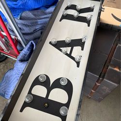 Bar light display