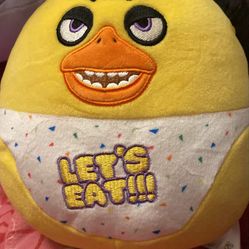 Classic Chica FNAF Five Nights At Freddys Squishmallow New With Tag