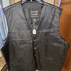 Men's Leather Vests