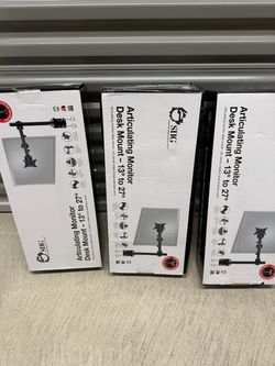 SIIG Articulating Monitor Desk Mount 13–27 Inch (Lot of 3)