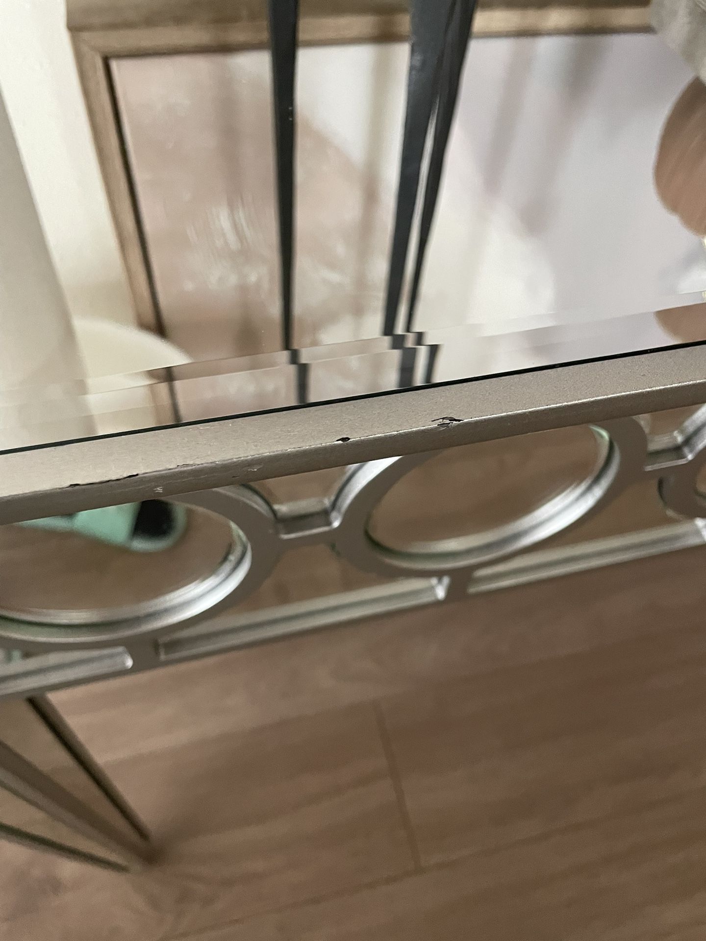 Mirrored console Table