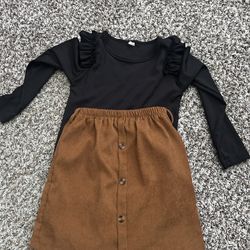 Girls Skirt Outfit 