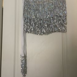 Silver Skirt/wrap
