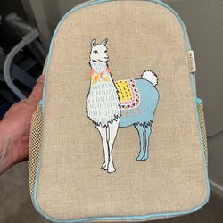 Preschool/ kindergarten llama back pack