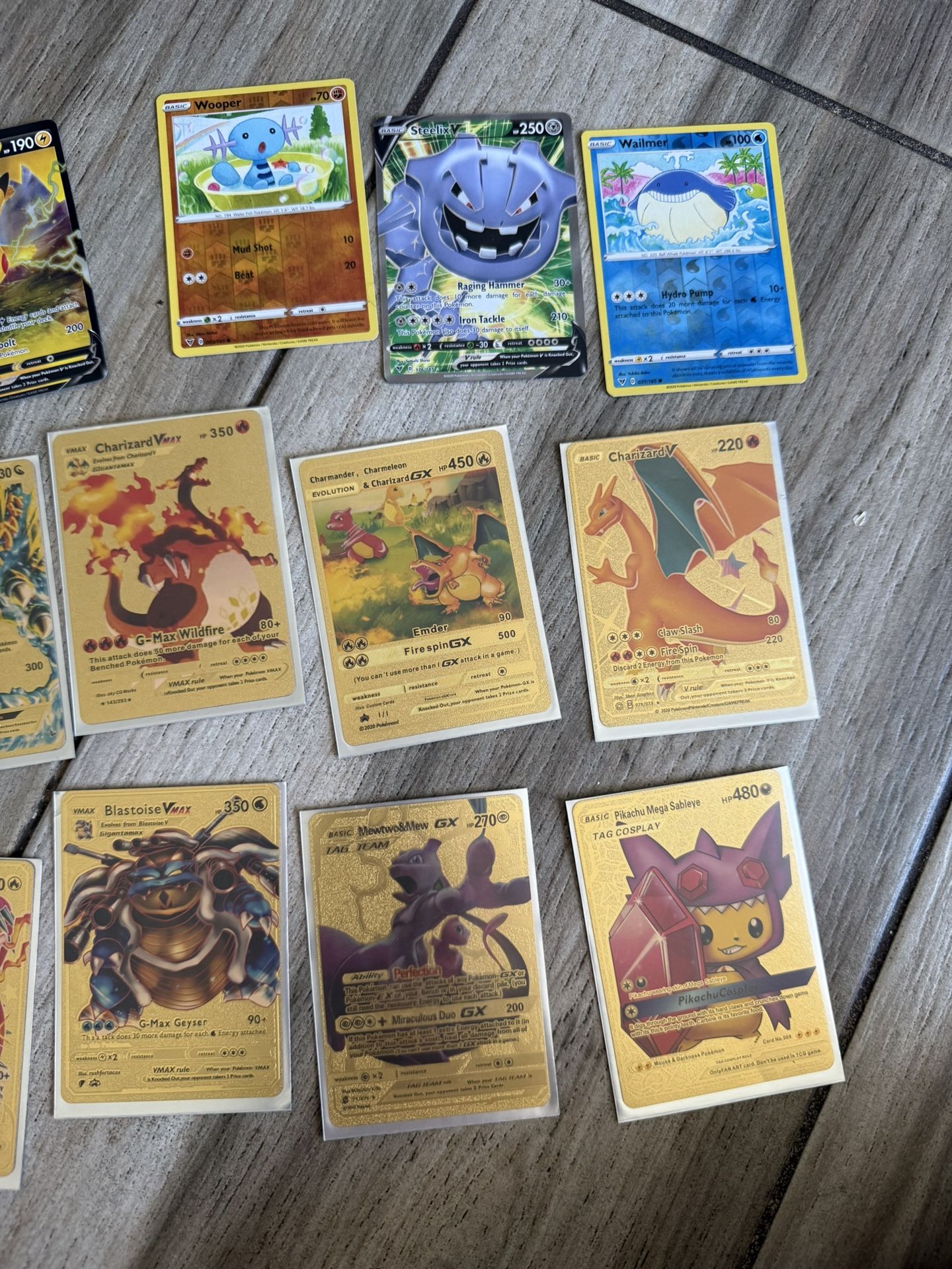 Pokemon Gold Pack Rare Hologram