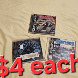 Playstation 1 ps1 games $4 each