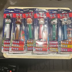 6 Christmas PEZ Stocking Stuffers 