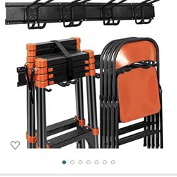 Zikopomi Heavy Duty Garage Storage Tool Organizer Especially for Heavy Tools, Thickened Hooks Tool Rack Wall Mount, 32" Tracks 4 Hooks, Hold up to 400