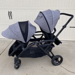 H Contours Options Double Baby Stroller 