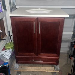 Cabinet Bath  30” Wood