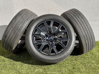New OEM 22" Chevy Silverado Wheels Tahoe Suburban 6x5.5 GMC Sierra Rims 275/50R22 Tires A/S Yukon